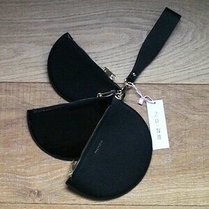 Noize | NWT Pack of 3 Black Coin Pouches